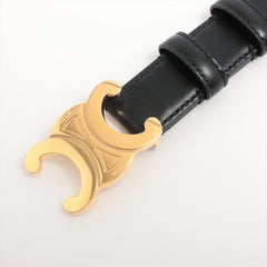 ITEM 2 - CELINE Medium Triomphe Belt 75 Black