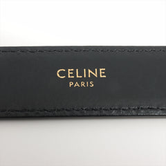 ITEM 2 - CELINE Medium Triomphe Belt 75 Black