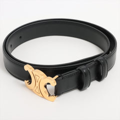 ITEM 2 - CELINE Medium Triomphe Belt 75 Black