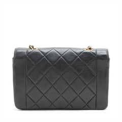 Chanel Vintage Diana Small Lambskin Black
