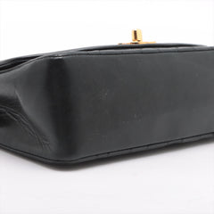Chanel Vintage Diana Small Lambskin Black