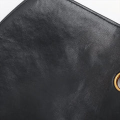 Chanel Vintage Diana Small Lambskin Black