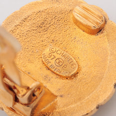 Chanel Vintage Coco Logo Clip On Earrings Costume Jewellery