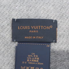 Louis Vuitton Echarpe Cardiff Grey Scarf