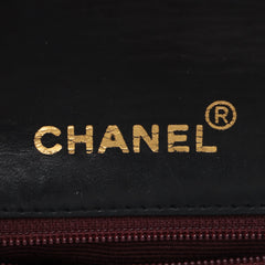 Chanel Mini Vintage Square Single Flap Lambskin 24k Gold Black Bag