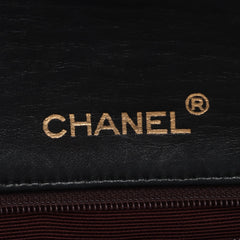 Chanel Vintage Flap Lambskin Crossbody Black