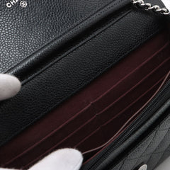 Chanel Wallet On Chain WOC Caviar Black (microchipped)