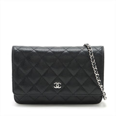 Chanel Wallet On Chain WOC Caviar Black (microchipped)