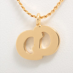 Christian Dior CD Logo Gold Necklace Costume Jewellery