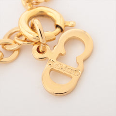 Christian Dior CD Logo Gold Necklace Costume Jewellery