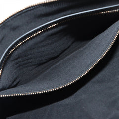 Chanel Classic Pouch Large Chevron Black Pouch Black