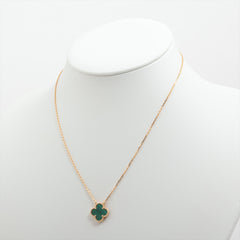 Van Cleef & Arpels Vintage Alhambra Malachite Necklace 2021
