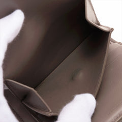 CELINE Triomphe Leather Compact Wallet