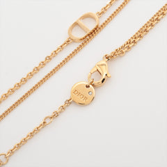 Christian Dior CD Star Rhinestone Gold Necklace Costume Jewellery