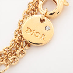 Christian Dior CD Star Rhinestone Gold Necklace Costume Jewellery