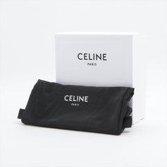 Celine Triomphe Black Leather Belt 75cm
