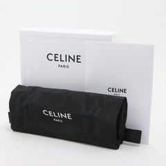 Celine Triomphe Blue Leather Belt 75cm