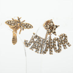 Christian Dior J'Adior Bee Brushed Gold Earrings Costume Jewellery (Copy)