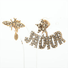 Christian Dior J'Adior Bee Brushed Gold Earrings Costume Jewellery (Copy)