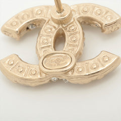 Chanel Coco Logo Gold Pearl Earrings Costume Jewellery 2024