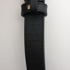 Gucci GG Marmont Black Belt 80cm 2cm Width