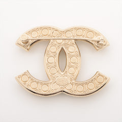 Chanel Coco Pearl Rhinestone Gold Brooch Costume Jewellery 2023