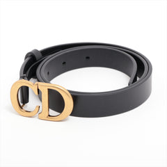 Christian Dior CD Logo Belt 70cm Black