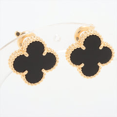 Van Cleef & Arpels Vintage Alhambra Onyx Earrings 2022