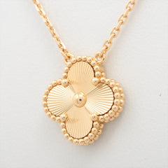 Van Cleef & Arpels Vintage Alhambra Guilloche Necklace 2024