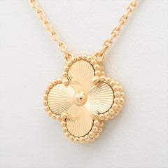 Van Cleef & Arpels Vintage Alhambra Guilloche Necklace 2024