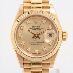 ITEM 25 - Rolex Datejust 26mm Yellow Gold with Diamonds