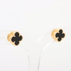 Van Cleef & Arpels Sweet Alhambra Onyx Earrings