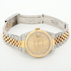 Rolex Datejust Watch 36mm Two Toned with Diamonds