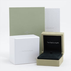 Van Cleef & Arpels Sweet Alhambra Diamond Necklace White Gold