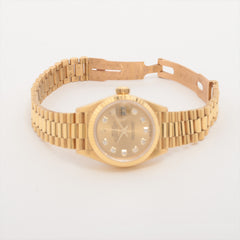 Rolex Datejust 26mm 18k Yellow Gold with Diamonds Watch - 69178G