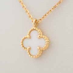 Van Cleef & Arpels Sweet Alhambra Mother of Pearl MOP Necklace