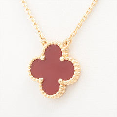 Van Cleef & Arpels Vintage Alhambra Carnelian Necklace 2023