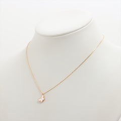 Van Cleef & Arpels Sweet Alhambra Papillon Mother of Pearl MOP Necklace