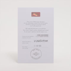 Van Cleef & Arpels Sweet Alhambra Papillon Mother of Pearl MOP Necklace