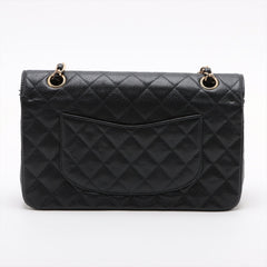 Chanel Classic Flap Medium/Large 24k gold plated Caviar Black- Series 7