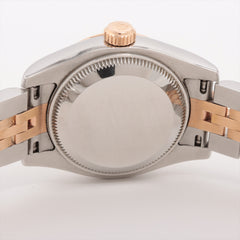 Rolex Datejust 26mm Two Tone Pink Face Mother of Pearl MOP Watch 179171