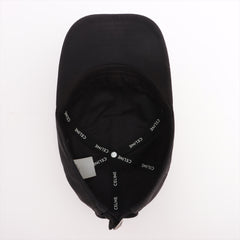 Celine Logo Black Baseball Cap Size Medium