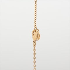 Christian Dior Clair D Lune CD Gold Rhinestone Necklace Costume Jewellery