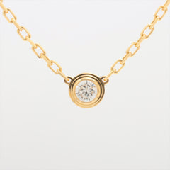 Cartier D'Amour Small Diamond Necklace Yellow Gold