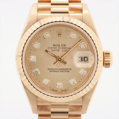 Rolex Datejust Yellow Gold Diamonds 26mm Watch