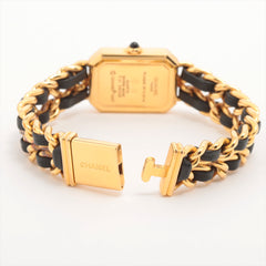 Chanel Premier Black/Gold Size L Watch