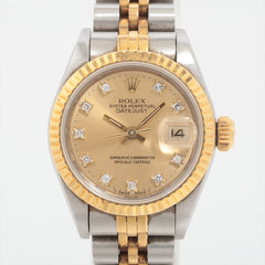 Rolex Datejust Two Toned 26MM Diamond Dial Watch