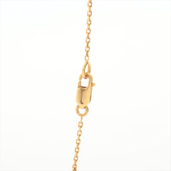 Van Cleef & Arpels Sweet Alhambra Mother Of Pearl MOP Necklace Yellow Gold