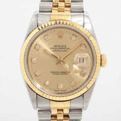 Rolex Datejust 36MM Two Toned Diamond Dial Watch