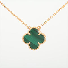 Van Cleef & Arpels Vintage Alhambra Malachite Necklace